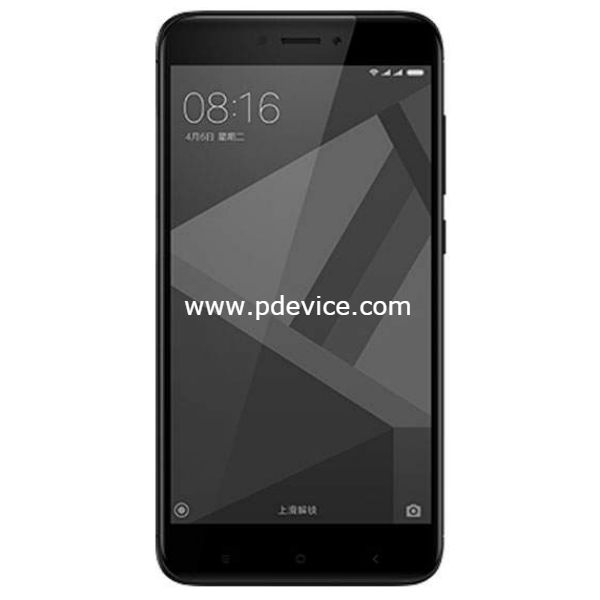 Xiaomi Redmi 4X 32GB Smartphone Full Specification