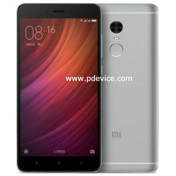 Xiaomi Redmi Note 4X Smartphone Full Specification